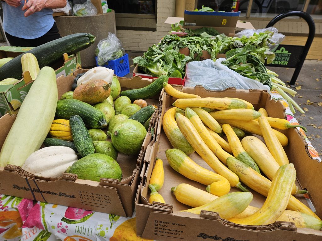 Free Farm Stand Produce in Park Hill, Denver